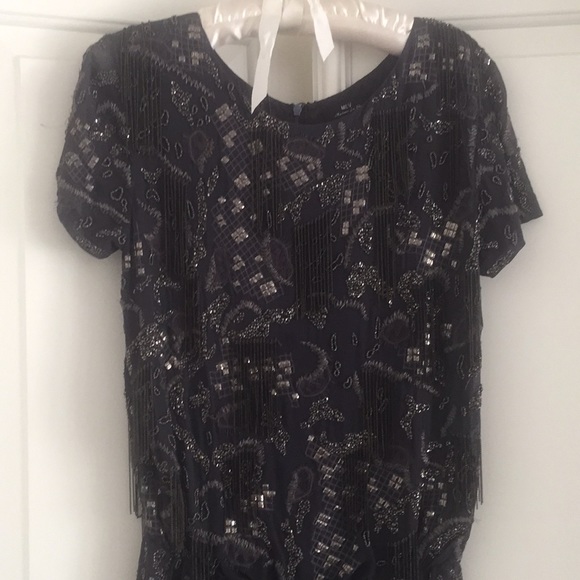 MLV sequin/lace ROMPER. - Picture 3 of 5